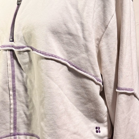 Sweaty Betty Revive Half Zip Sweatshirt Medium - Picture 5 of 9